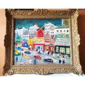 Oil On Canvas Pigalle