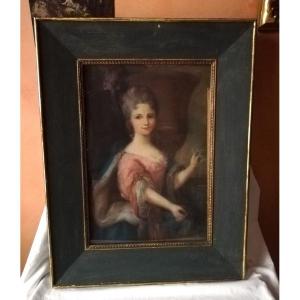 18th Century Framed Pastel