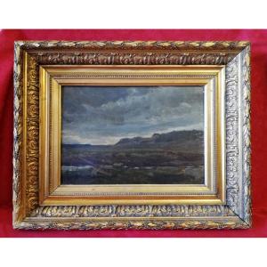 Oil On Framed Panel 