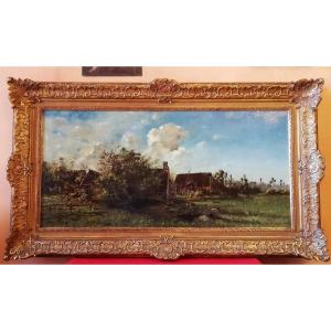 Large Framed Landscape 