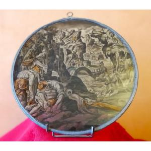 Grisaille Stained Glass Window 