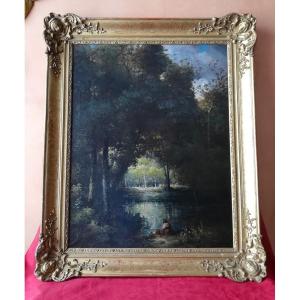 Oil On Framed Canvas 