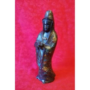 Goddess In Cloisonné Japan 