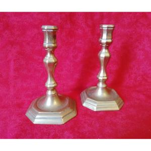 Pair Of 18th Century Candlesticks 