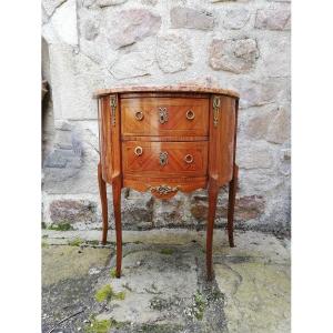 Small Half-moon Chest Of Drawers 