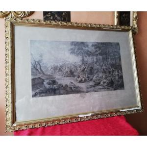 Framed Engraving After Paul Rubens