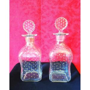 Pair Of Decanters With Stoppers