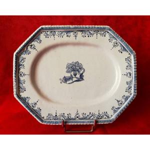 Octagonal Dish 18th Century 