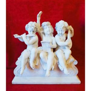 Marble Group Three Putti