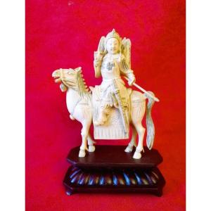 Ivory Horse Rider China