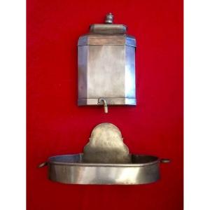 18th Century Pewter Fountain 