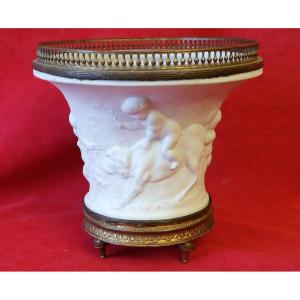 Bronze Mounted Cachepot