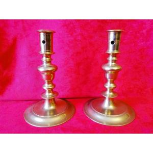 Pair Of Haute époque Candlesticks  