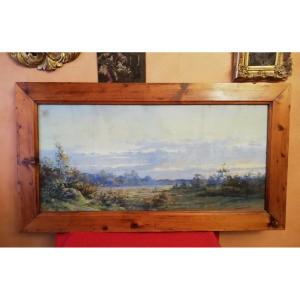 Large Gouache Watercolor