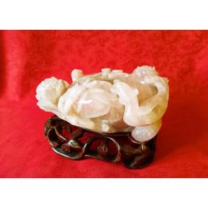 Rose Quartz Libation Cup 