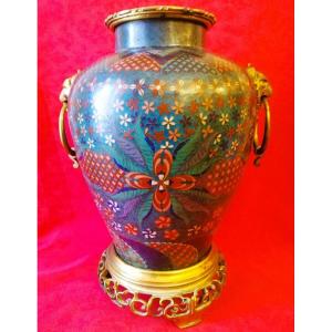 Large Cloisonné Vase
