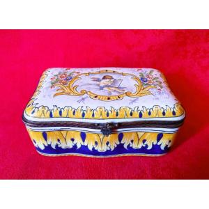 19th Century Earthenware Box  