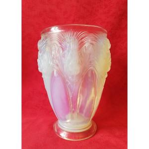 Opalescent Glass Vase