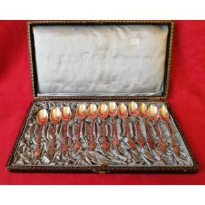 Twelve Small Silver Spoons