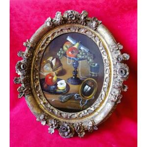 Framed Oil On Panel