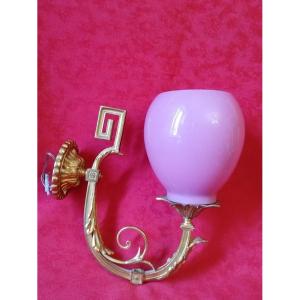 Pink Opaline Wall Light