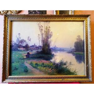 Oil On Canvas 19th Century