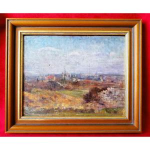 Oil On Cardboard, Framed