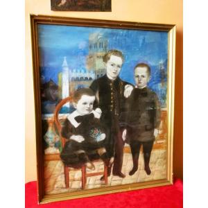 19th Century Pastel 