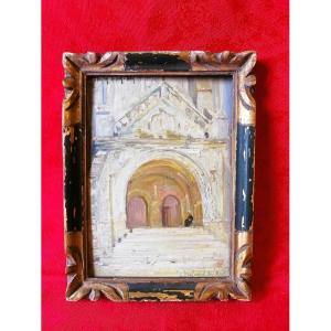 Oil On Thick Cardboard