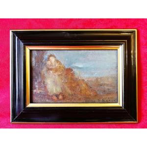 Framed Oil On Panel
