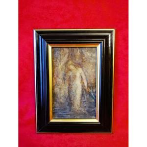 Framed Oil On Panel 