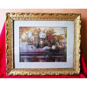 Framed And Signed Watercolor 