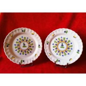 Pair Of Earthenware Plates