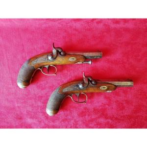 Pair Of 19th Century Pistols 