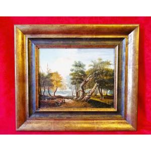 Framed Oil On Canvas 