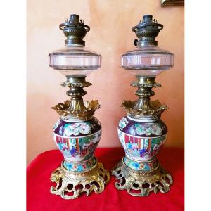 Pair Of China Lamps 