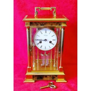 Gilded Bronze Cage Clock