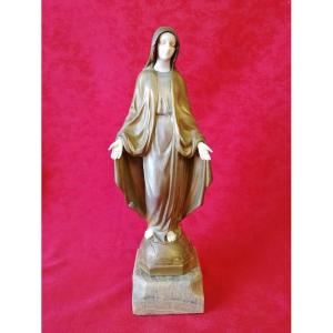 Virgin And Child In Bronze 