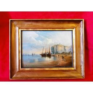 Framed Oil On Panel 