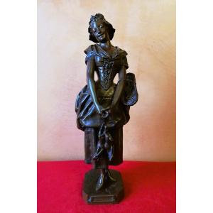 Bronze "the Return Of The Market" 