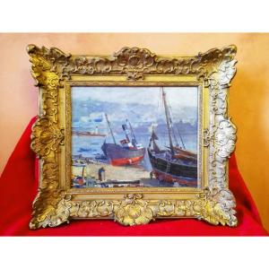 Framed Oil Painting On Canvas