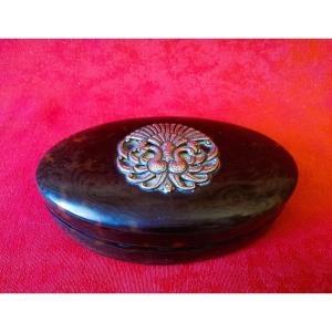 Oval Tortoiseshell Box