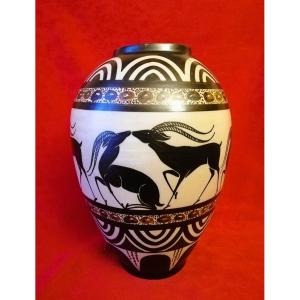 Artistic Vase By Etienne Vilotte For Ciboure 