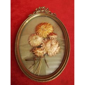 Louis XVI Style Oval Bronze Frame