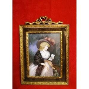 Framed Painting Of A Quality Lady 