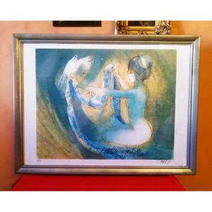 Lithograph By Jean-baptiste Valadie