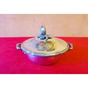 Silver-plated Metal Bouillon Cube 