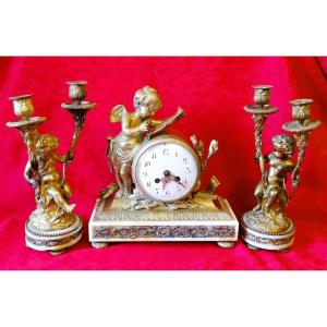 Napoleon III Fireplace Set