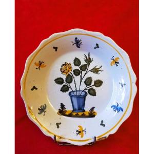 18th Century Soup Plate From Nevers 