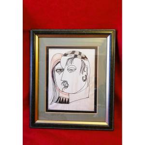 Ink Drawing With Added Highlights